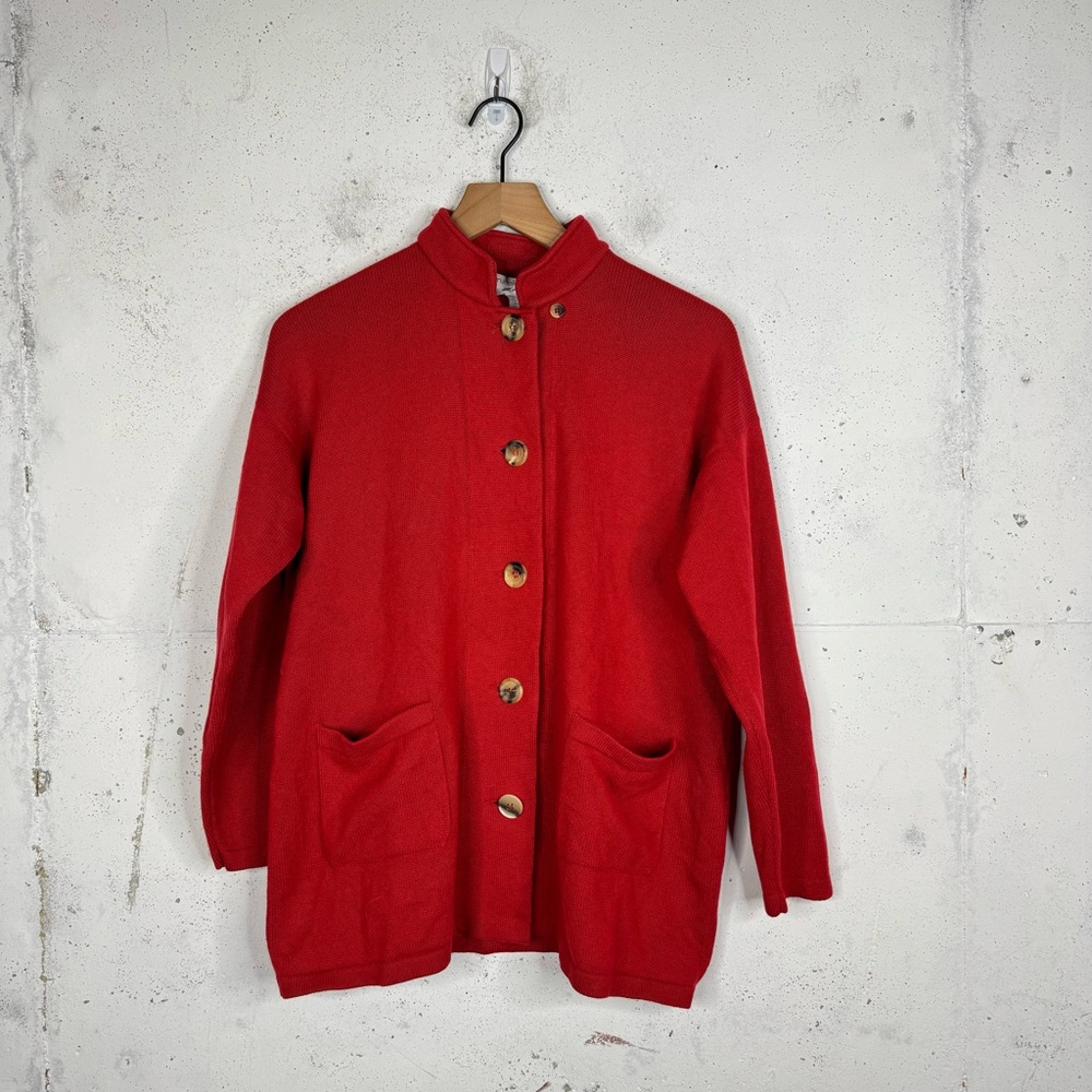 Brunello Cucinelli For Zoom Collared Button Front Knit Cardigan Sweater Med
